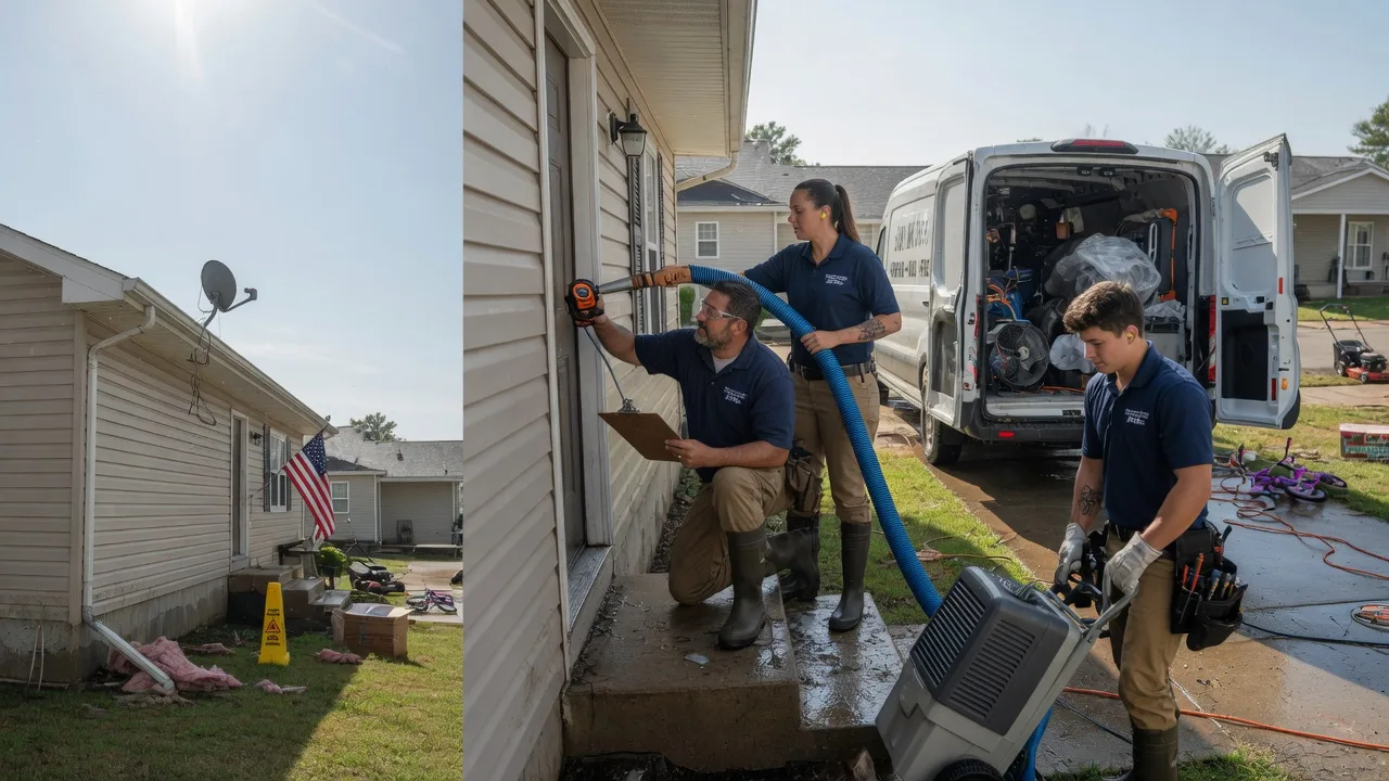 Ceiling Water Damage Restoration in Shelby, OH near me